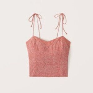 Abercrombie & Fitch Tie-Strap V-Neck Cami